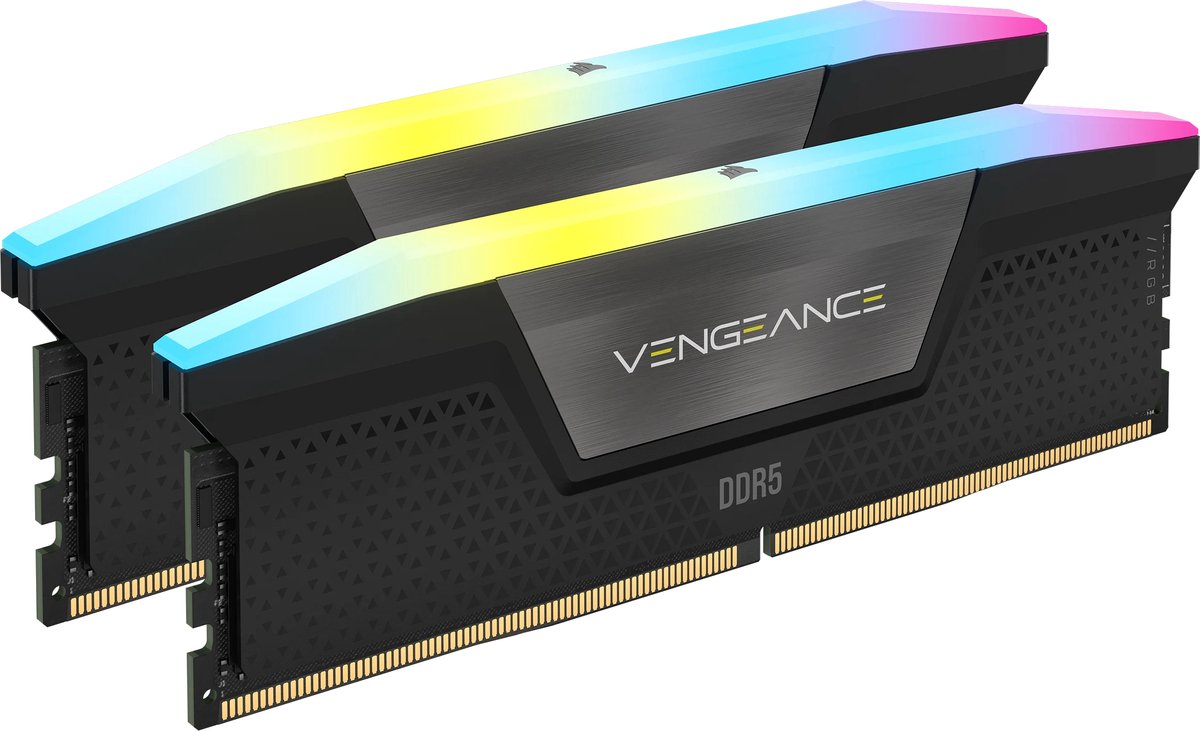 Corsair Vengeance RGB CMH128GX5M2D6000C40 geheugenmodule 128 GB 2 x 64 GB DDR5 6000 MT/s