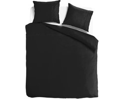 Melli Mello - Back to Black - Dekbedovertrek - 200x200/220 cm - Egyptisch Percal - Zwart