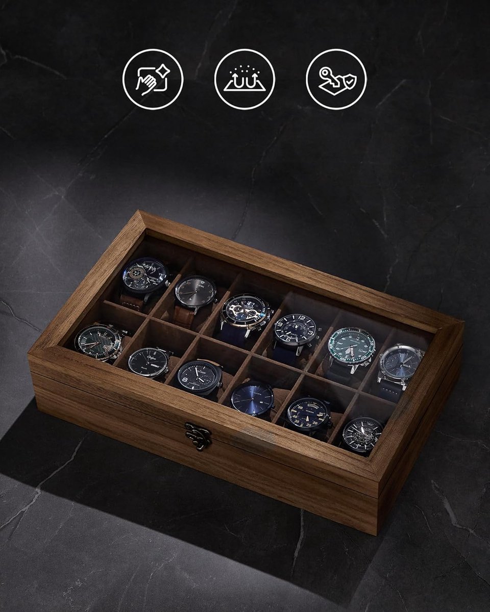 Candala horlogebox - luxe opbergdoos voor horloges en sieraden stijlvol design hoogwaardige afwerking tijdloos karakter praktisch formaat