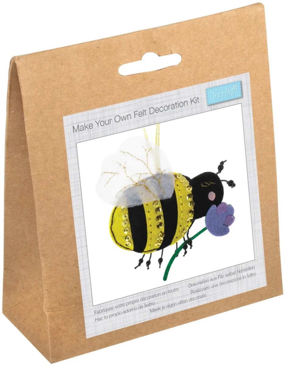 trimits Felt Decoration Kit: Bee
