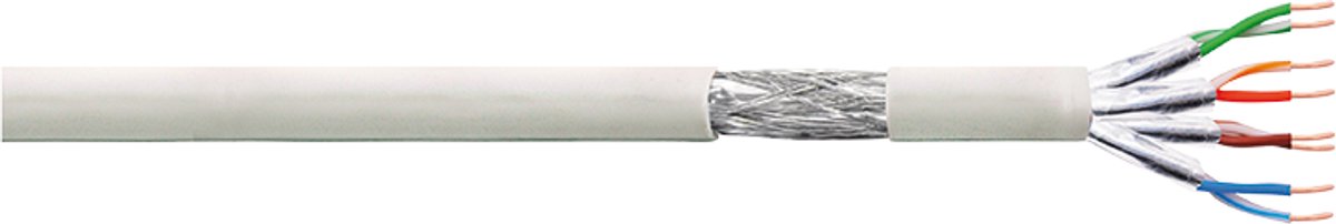 LogiLink LAN Patchkabel S/FTP Cat.6 Cu PVC grijs 305m