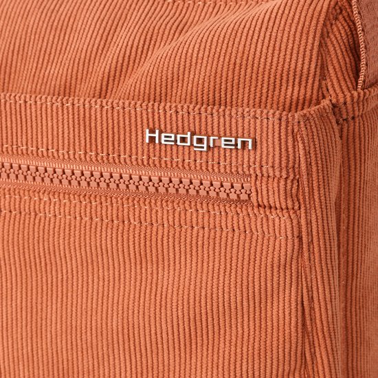 Hedgren Eye Medium Sac bandoulière femme avec protection RFID – Taille moyenne – Velours Redwood Burl