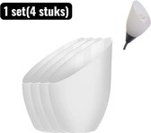 Abat Jour Blanc E14 - Diamètre Culot 30mm - Hauteur 105mm - Pour Ampoule E14 Abat-jour Verre
