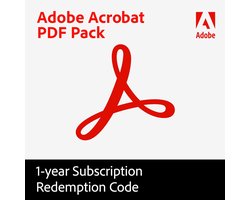Adobe Acrobat PDF Pack - 12 maanden/1 apparaat - Meertalig - Windows Download