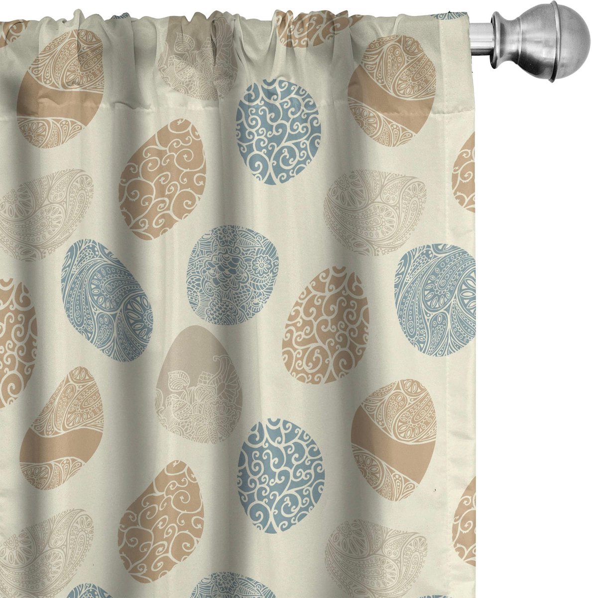 ABAKUHAUS Voorhangen – 2x75x175 cm – microvezel – halfdonker Blassgeel