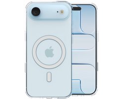 Hoesje – Geschikt voor iPhone 17 Air - Transparant - Geschikt voor MagSafe – Slank - Shock proof hoes