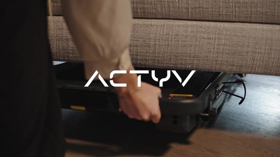 ACTYV Loopband Inklapbaar 1-12km/u met 6% Hellingsfunctie - Inclusief Smeerolie, Beschermmat - Hardloopband - Treadmill - Wandelband - Walking pad - Voor Thuis - Elektrisch - Opvouwbaar V3