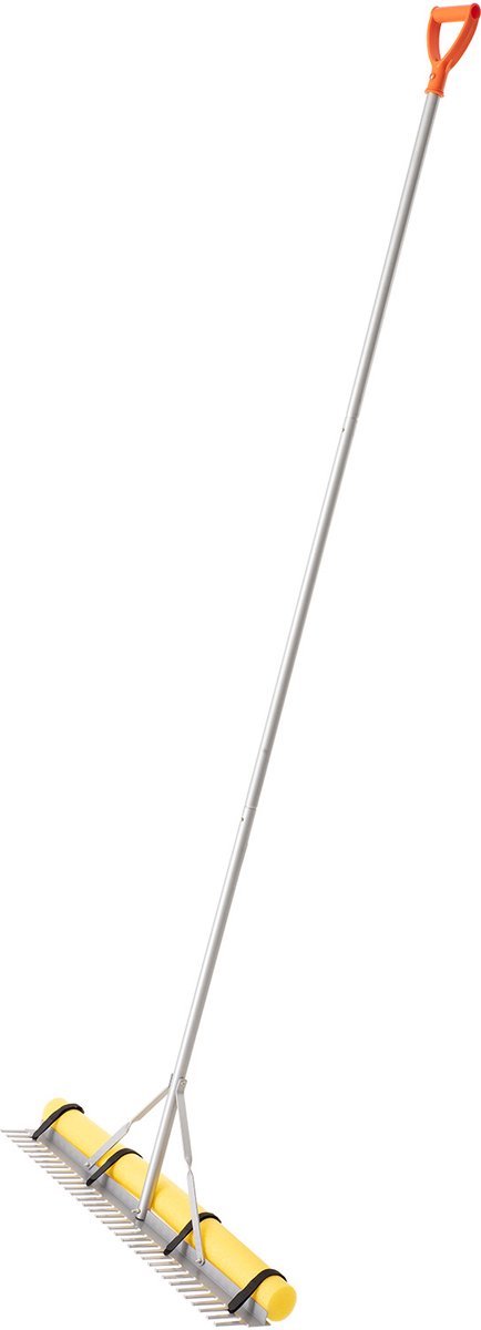 VEVOR Aluminium Hark, 914 mm Kop, 2590 mm Handvat, Grote Bladhark voor Landschapsarchitectuur, Tuinhark voor het Losmaken van de Grond, Tuin & Erf, Vijvergrind & Strandgazononderhoud — afbeelding 2