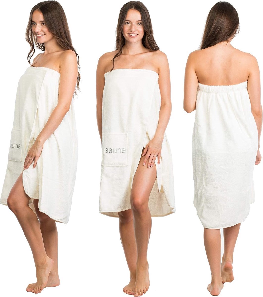 Stunq® Duurzame en Comfortabele Draagbare Sauna Kilt voor Vrouwen met Verstelbare Sluiting en Opbergzakken
