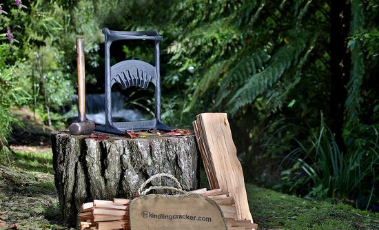 Kindling Cracker King XL Houtklover + Cover - Gietijzer - Zwart van Kindling Cracker — afbeelding 4