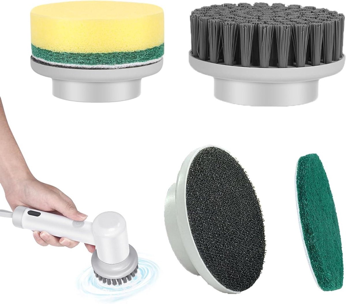 Power Reserveborstels voor reinigingsapparaat, accessoires, 4 stuks - Synoshi.