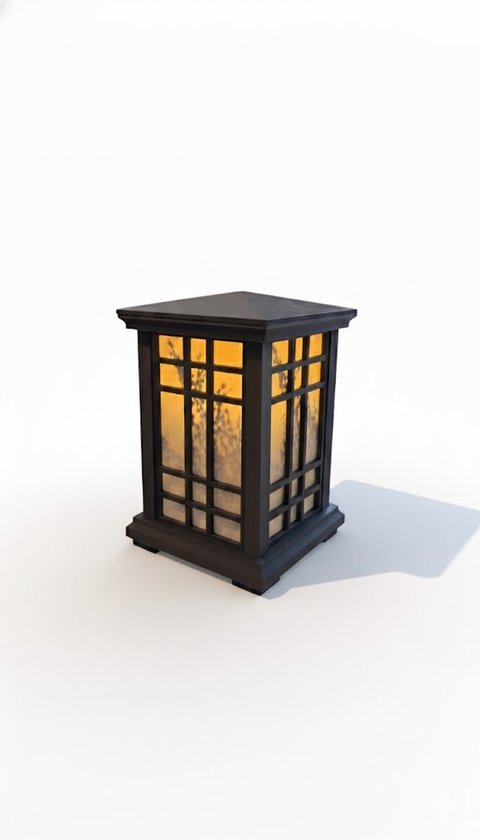 Lanterne d'Ambiance Japonaise Zwart - Éclairage Intérieur - Décoration Zen