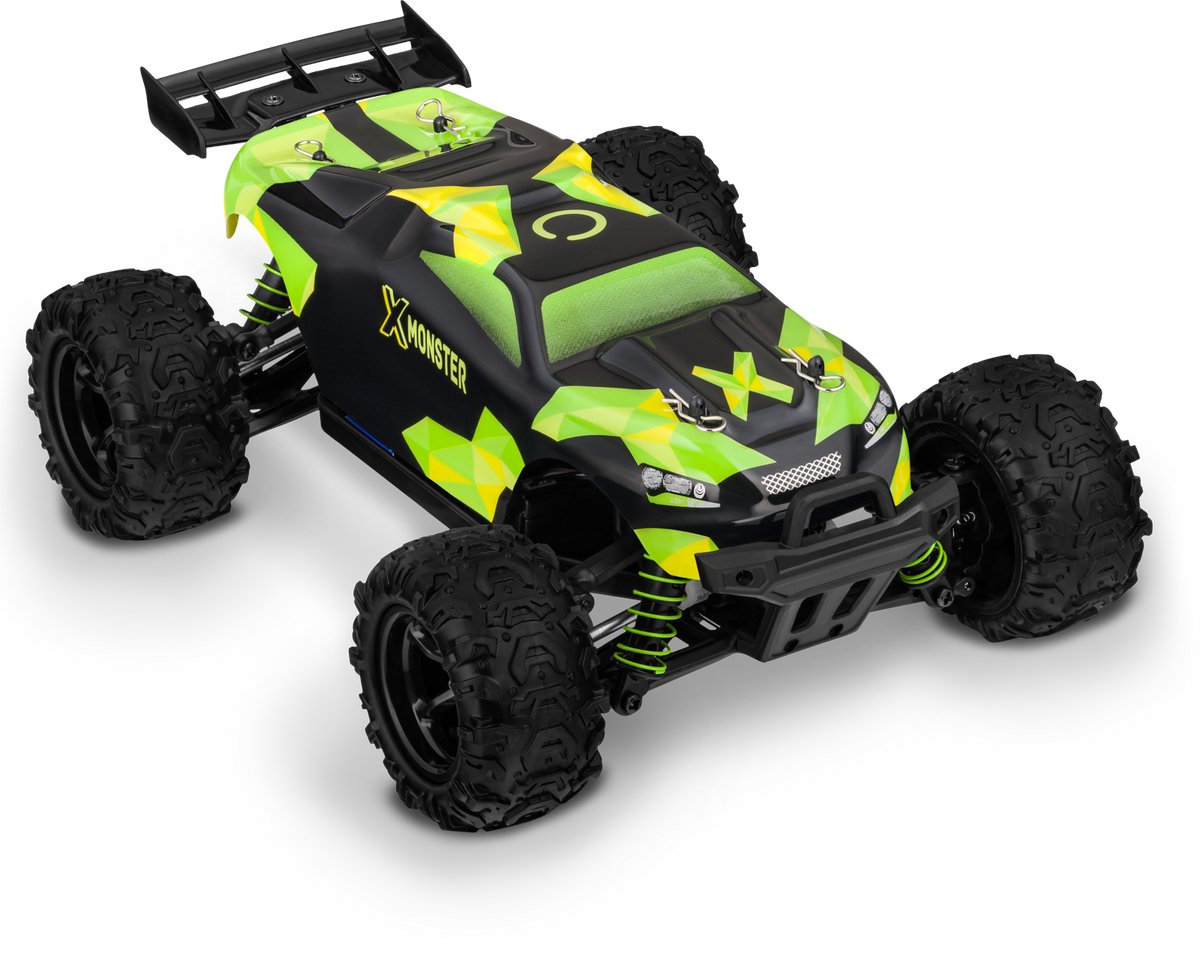 Overmax X-Monster 3.0 - RC Auto + Paars Auto Body - 4x4 wielaandrijving - Schaal 1:18 - 30km/h - Bestuurbare Auto - Volwassenen & Kinderen - Afstandsbestuurbare Auto - Offroad Monstertruck — afbeelding 17
