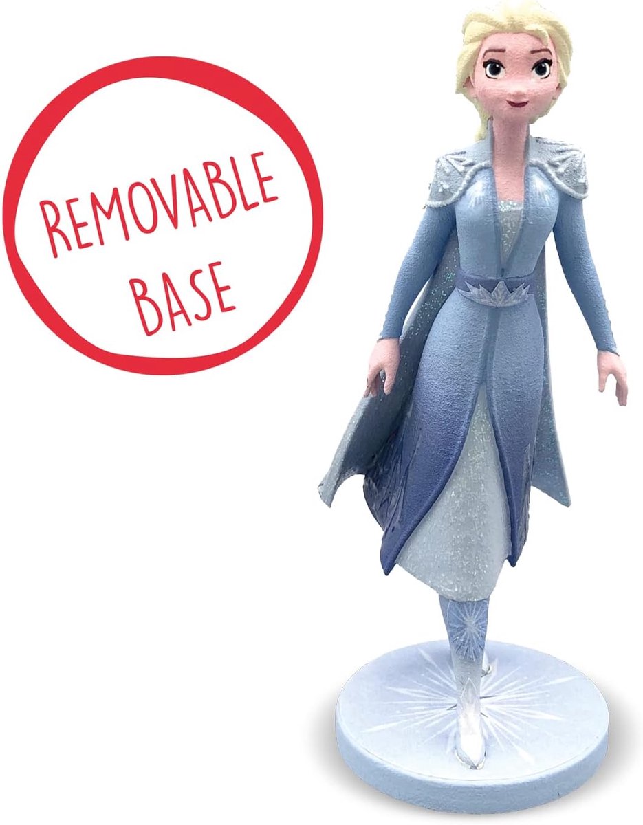 Bullyland 13511 – Speelfiguur Disney Frozen met Prinses Elsa van Arendelle – levensecht en detailrijk vormgegeven – ideaal als taartfiguur, verzamelobject of betoverend cadeau voor kinderen vanaf 3 jaar — afbeelding 3