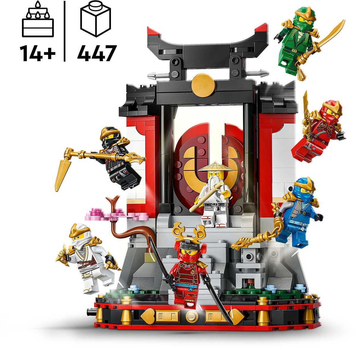 LEGO NINJAGO - 15-Jarig Jubileum: Display met Ninjapersonages - 71866 — afbeelding 4