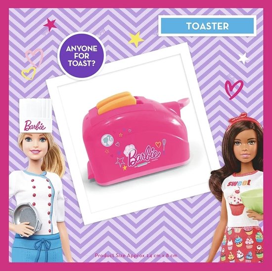 Barbie Keukenaccessoires Keukenbroodrooster van Barbie — afbeelding 2