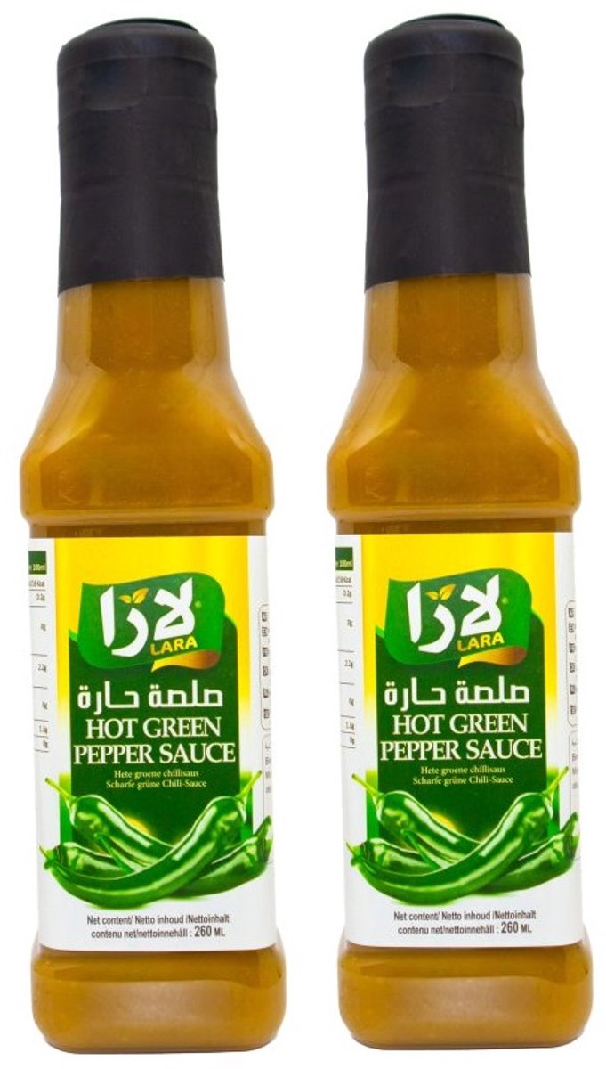 Lara Groene Scherpe Saus 2x260ML