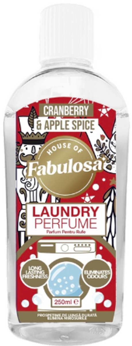Winter Kerst Wasparfum - Fabulosa | 1x 250 ml - Cranberry & Apple Spice - Geurbooster voor langdurige frisheid