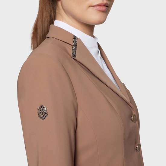 Veste de compétition Samshield Victorine Premium pour femme, couleur camel, taille M, taille standard, printemps/été 2025