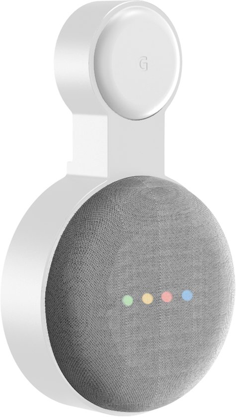 YONO Houder geschikt voor Google Nest Mini – Wall Mount – Wit