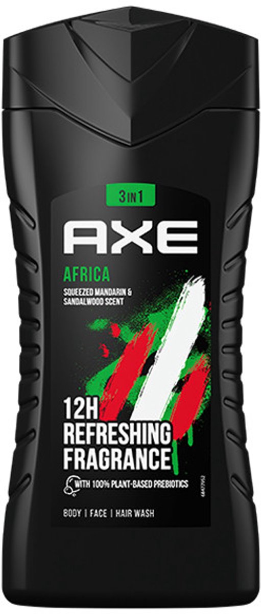 Axe shower gel 250ml Africa 3in1