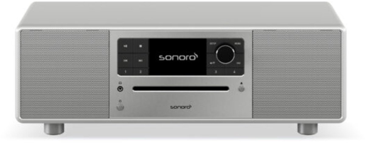 SONORO Prestige 2025 All-in-One-Muzieksysteem - Hoogglans Zilver