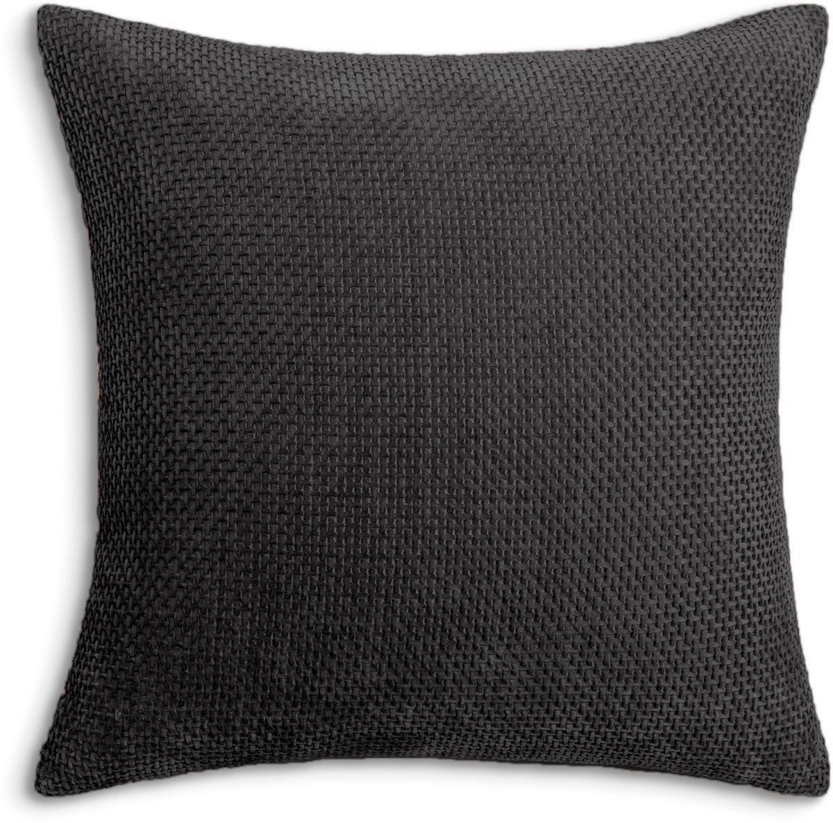 Heckettlane Sierkussen Velours Panama - Moonless Black - Sierkussens 48x48 cm - 100% Polyester Velours - Inclusief Binnenkussen