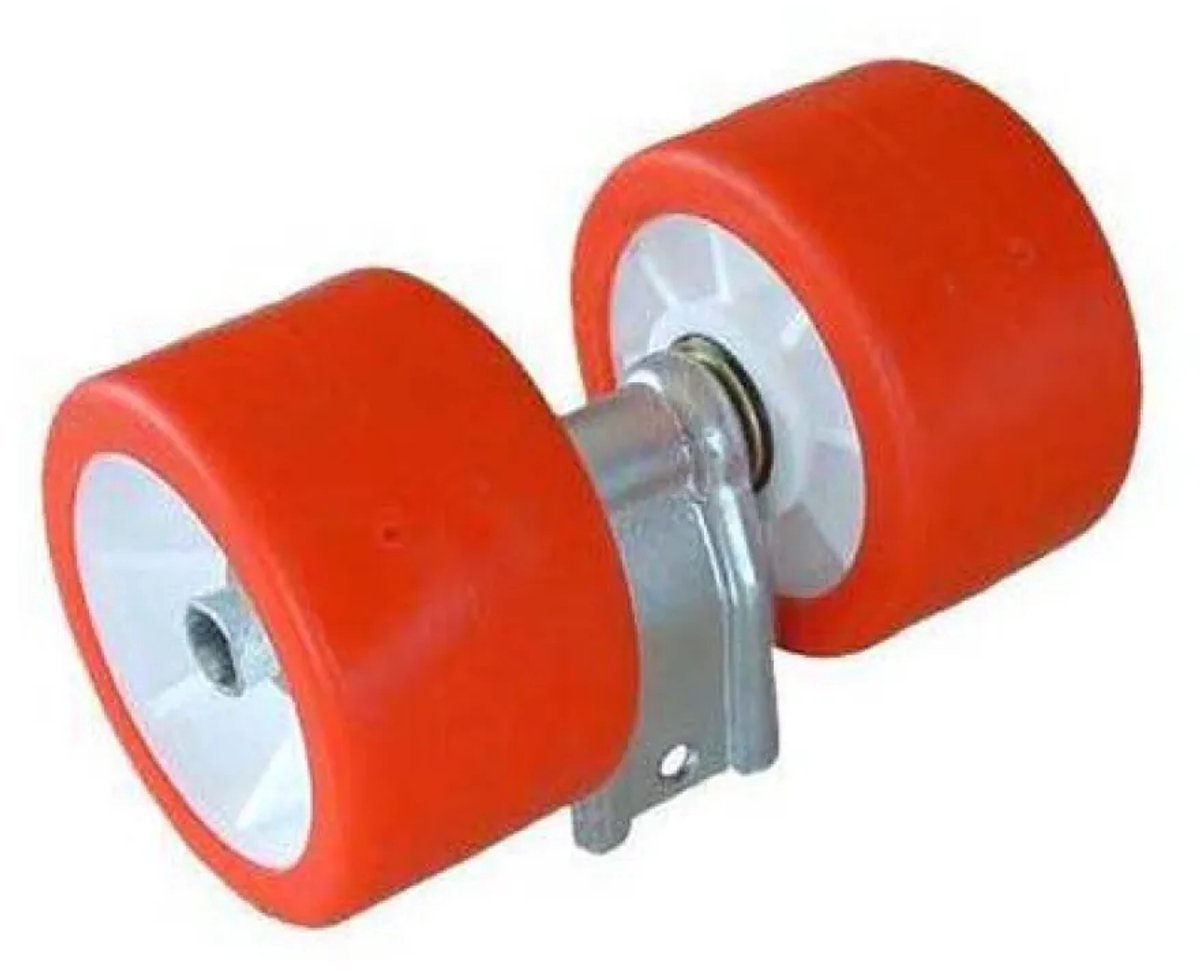 Oem Marine Dubbele Rol Voor Aanhanger Oranje 120 mm
