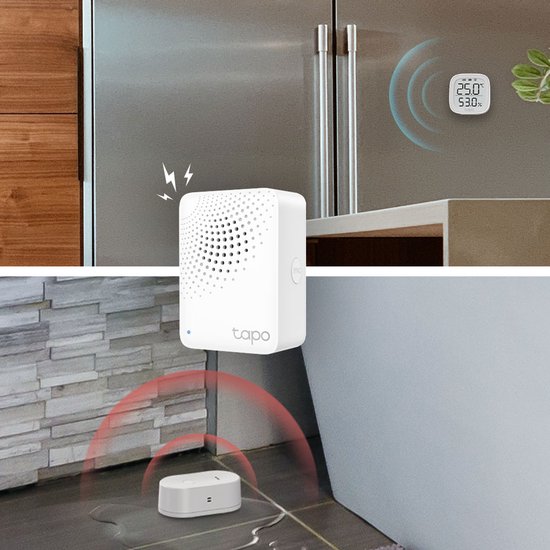 TP-Link Tapo H100 Smart Hub- met bel — afbeelding 5