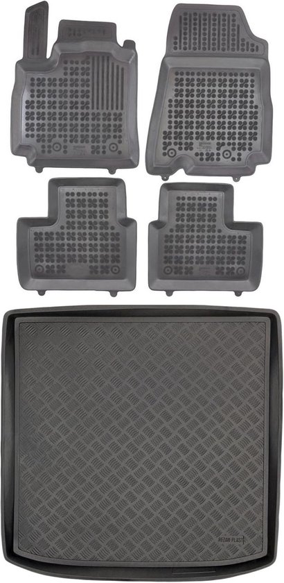 Automatten voor Renault Captur 2019 - 2026 | Kovvar DuoGrip Rubber