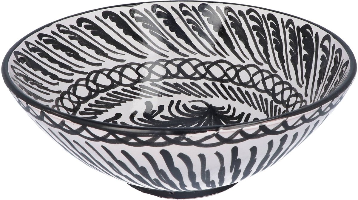 Lenta Living - Schaal Pomegranate zwart 30cm - Schalen