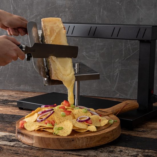 Boska Raclette Demi â€“ Traditionele Raclette - Draaibaar Frame RVS â€“ Voor Halve Raclettekaas — afbeelding 3