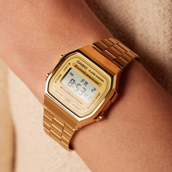Casio Vintage Iconic A168WG-9EF Horloge 36,3 mm - Goudkleurig
