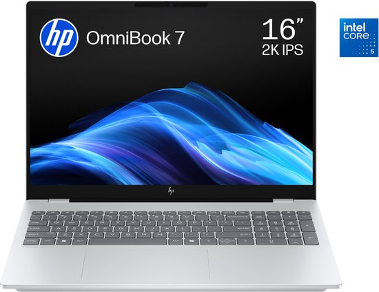 HP OmniBook 7 16-az0751nd - Laptop - Full HD - 16 inch - Intel® Core™ 5 processor 210H - HP - Hoofdafbeelding