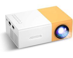 Vitdipy - Beamer - Projector - 1080P Full HD - Mini Projector - Smart Beamer - IOS & Android - Met Afstandsbediening - Resolutie van 320 x 240 - Geel