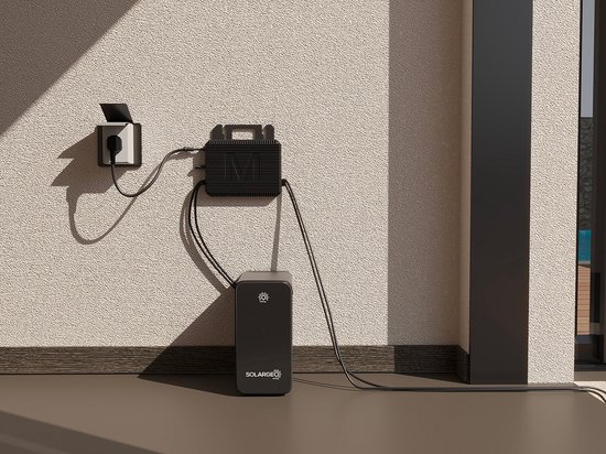 Vente-unique Set opslagaccu en micro-omvormer voor zonnepaneel Plug and Play - 800W - ECLERA van Merkloos — afbeelding 3