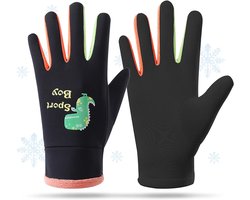 Kinderski handschoenen, warme honingraat handschoenen, winddichte, ademende en waterdichte ski's, kinderwinter handschoenen, kinderfiets handschoenen, schaats handschoenen voor jongens en meisjes van 3 tot 7 jaar.