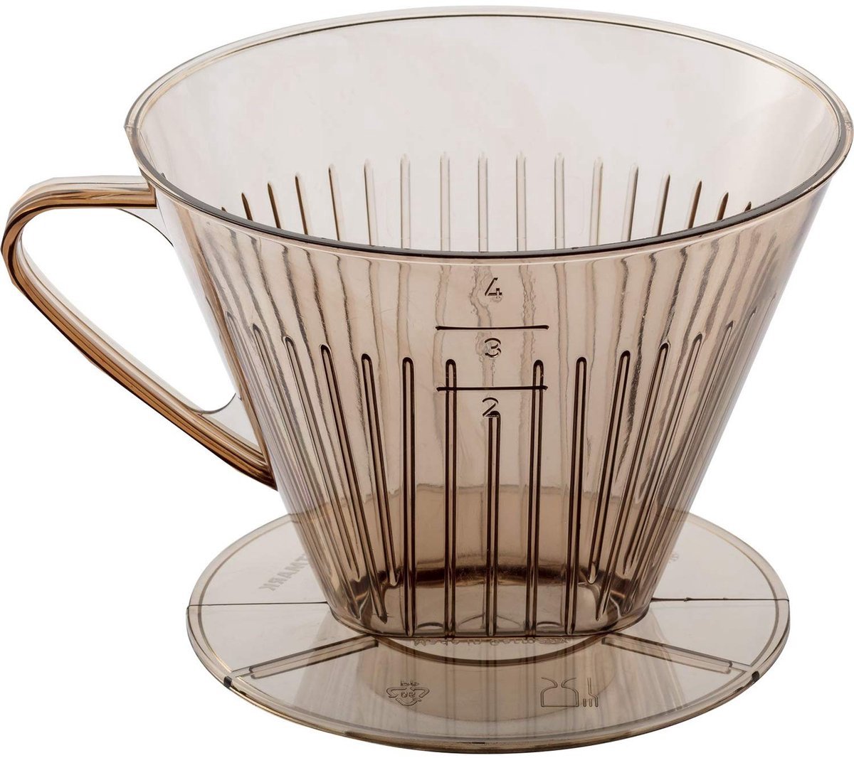 Stunq® Koffiefilterhouder – Filtermaat 4, voor Max. 4 Kopjes