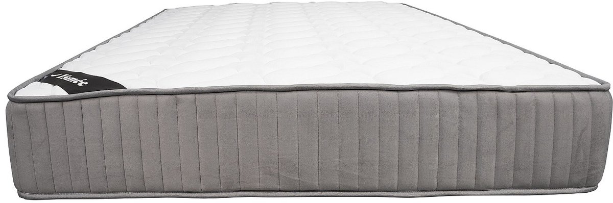 Vente-unique Matras 140 x 190 cm met veerkrachtig schuim en instap van latex, dikte 30 cm - MALINO van YSMÉE L 190 cm x H 30 cm x D 140 cm Wit