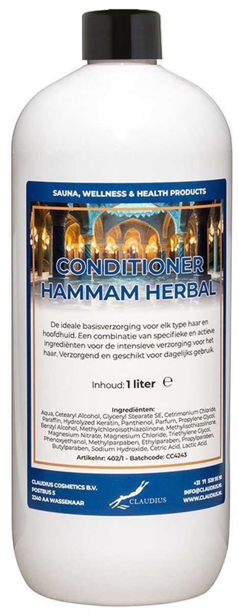 Hairconditioner Hammam Herbal 1 liter met dop