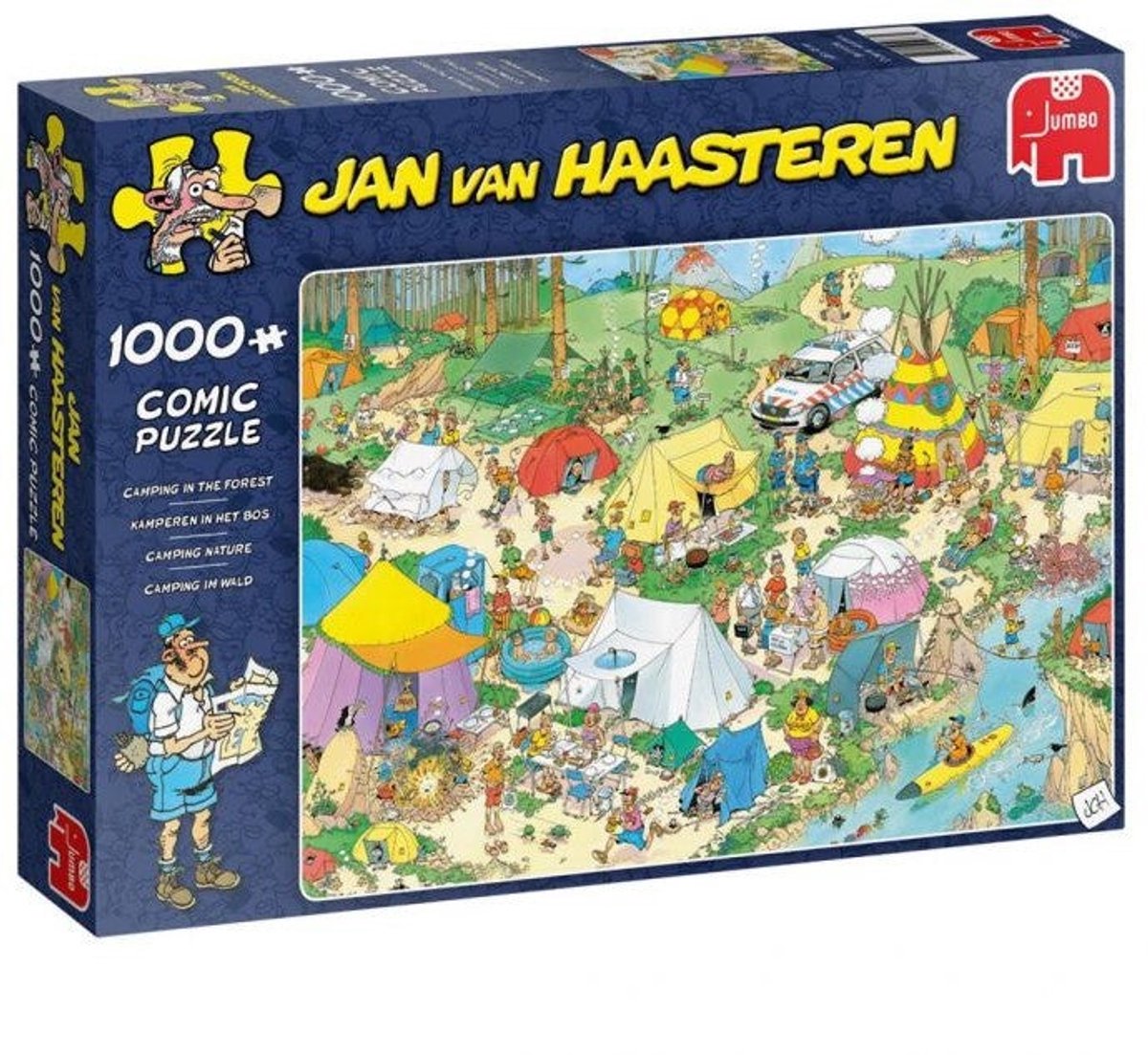 Jan van Haasteren Kamperen in het Bos puzzel - 1000 stukjes