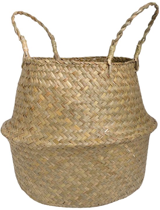 HMF Opbergmand, gevlochten van zeegras, geschikt voor Billy, 35 x 25 x