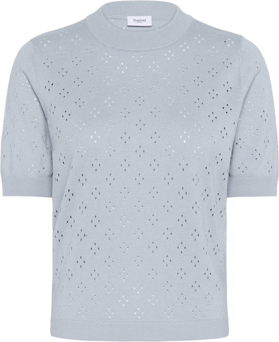 Saint Tropez OlineSZ SS Pullover Dames Trui - Kentucky Blue