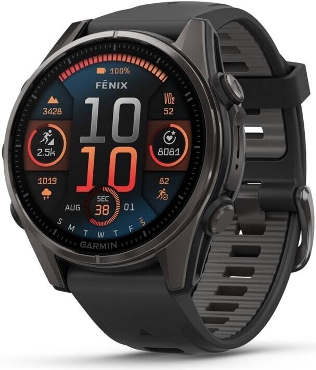 Garmin 010-02903-21 Fenix 8 - 43 mm AMOLED Titanium Smartwatch