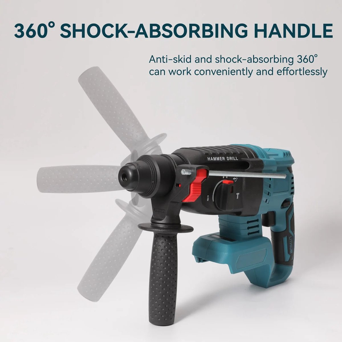 CYRO - Boormachines met Accu - Boormachine - Boormachine Makita - Draadloos Elektrisch Gereedschap - 2x Makita Batterij - Blauw – foto 5