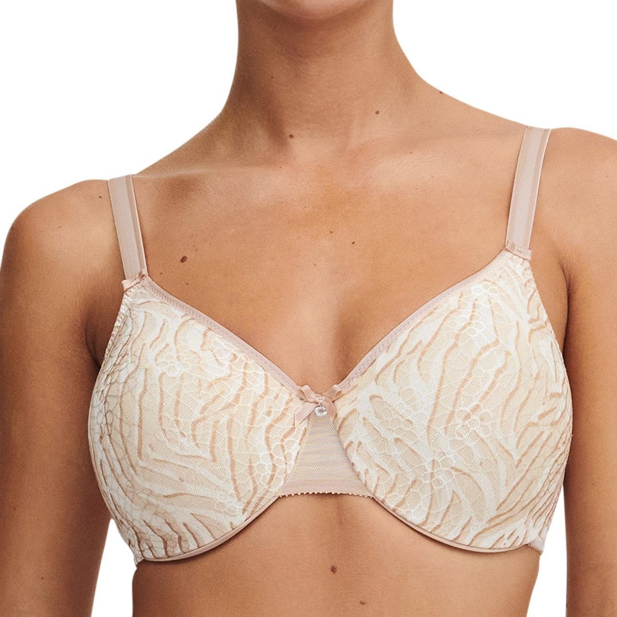 Chantelle C Magnifique - niet-voorgevormde bh - maat 80C - zand - C18910
