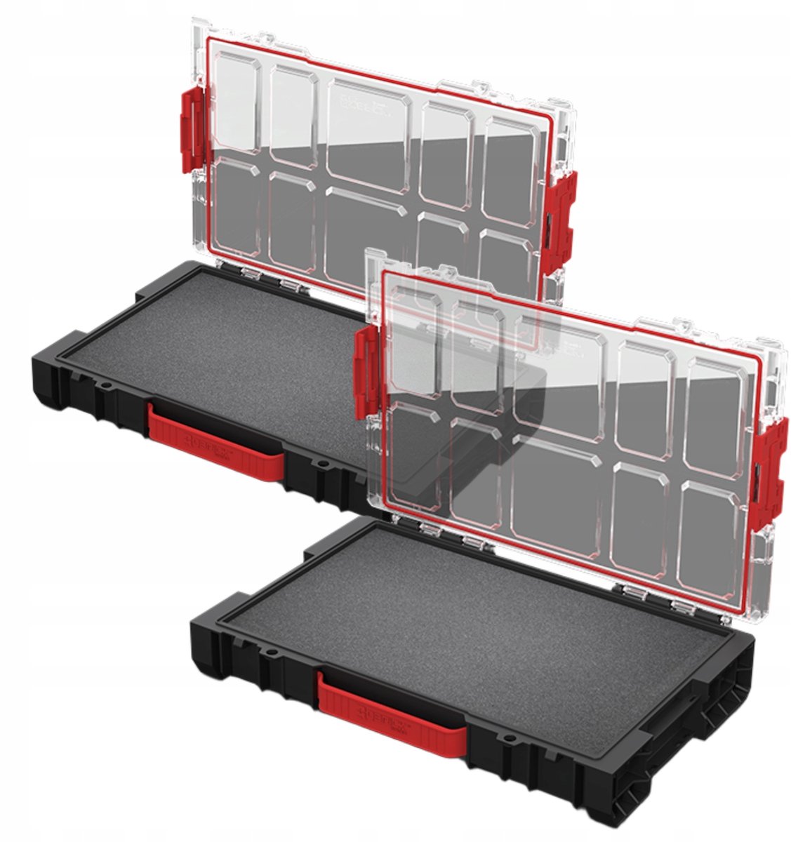 Qbrick System PRO Organizer 100 met planken, 2 stuks