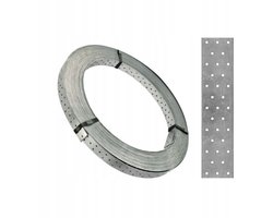 Domax Perforatie Montageband Staal 60x2mm 10m