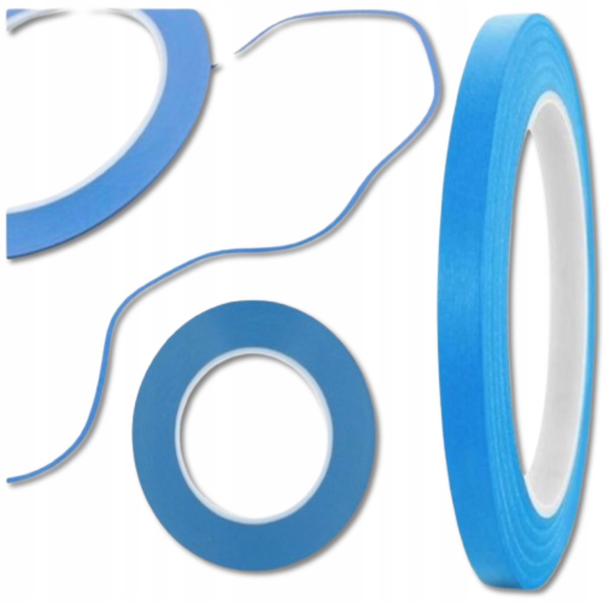 Blauwe Fijne Lijntape 12mm 55m - Scherpe Laklijnen