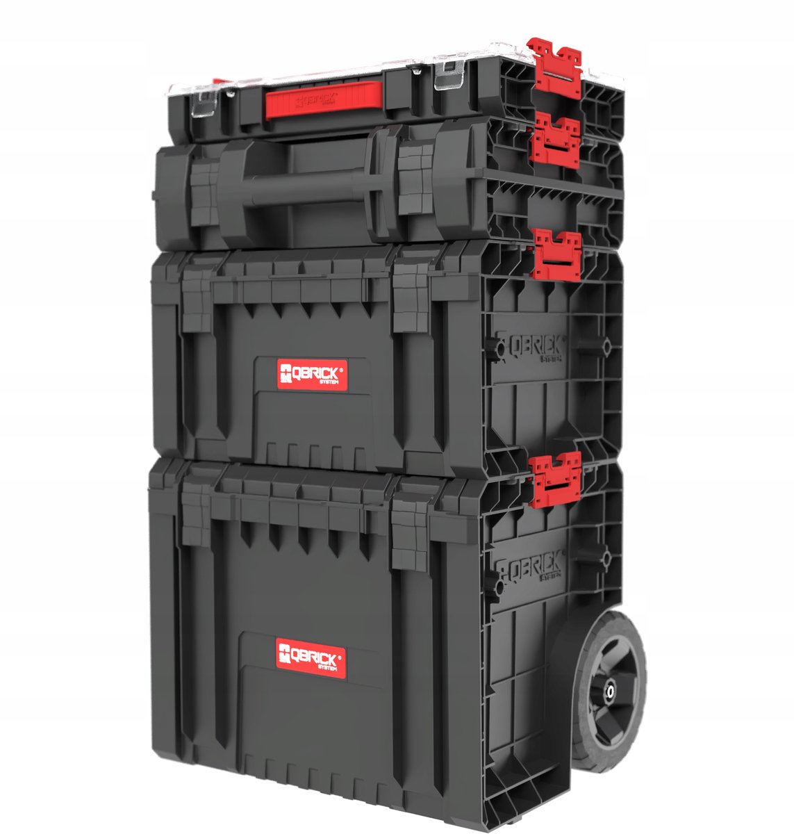 Qbrick System PRO 2.0 mobiele werkplaats gereedschapskist op wielen
